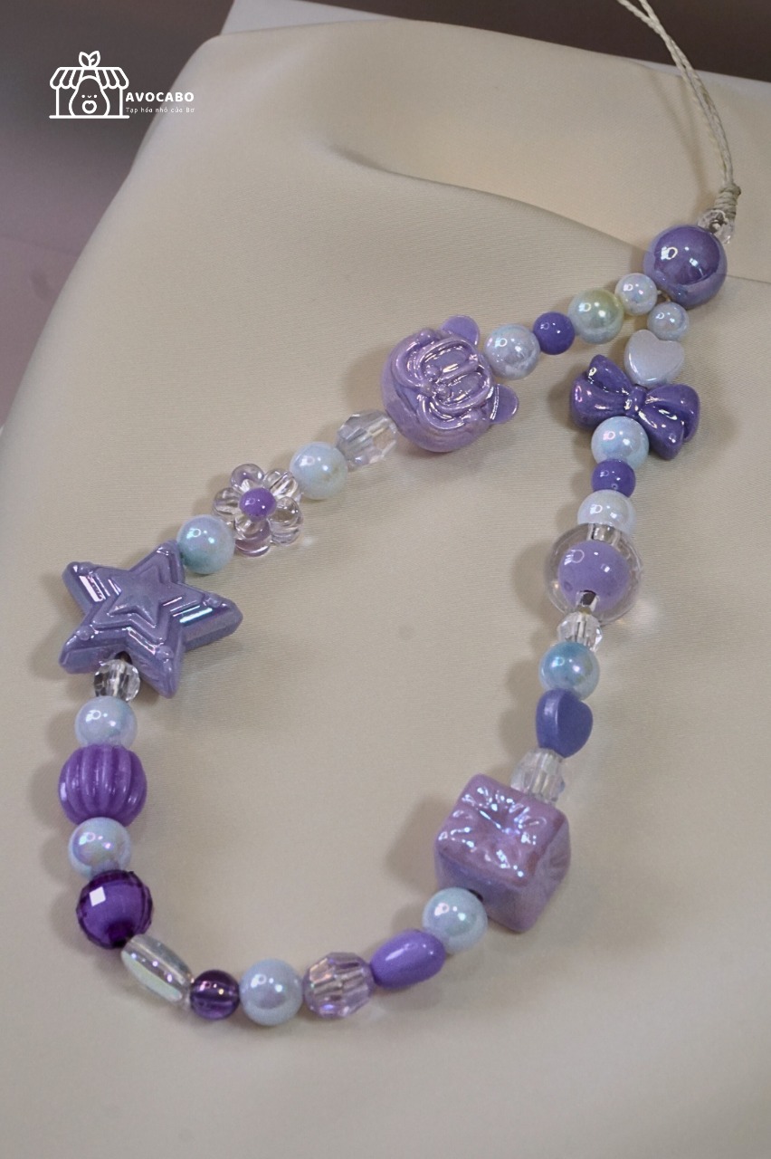 Dây điện thoại màu tím